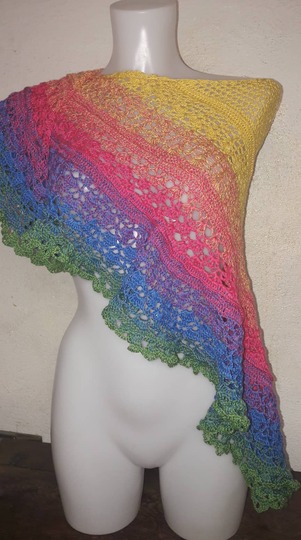 Häkelanleitung - Tuch "Arien"