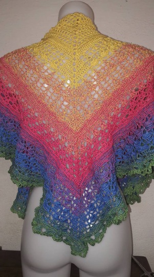 Häkelanleitung - Tuch "Arien"