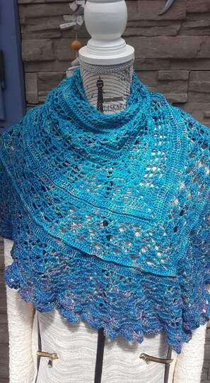 Häkelanleitung - Tuch "Arien"