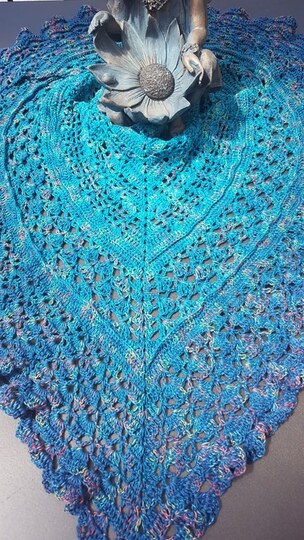 Häkelanleitung - Tuch "Arien"