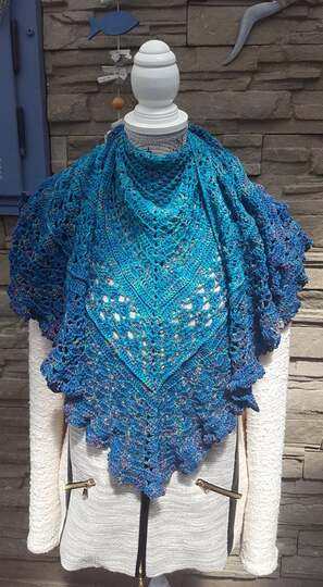 Häkelanleitung - Tuch "Arien"