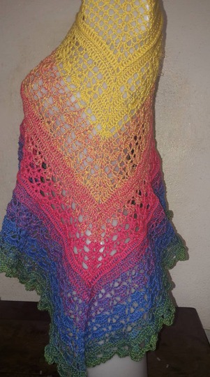 Häkelanleitung - Tuch "Arien"