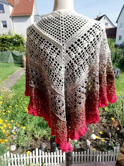 Häkelanleitung - Tuch "Arien"