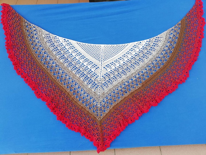 Häkelanleitung - Tuch "Arien"