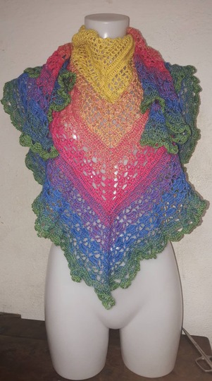 Häkelanleitung - Tuch "Arien"