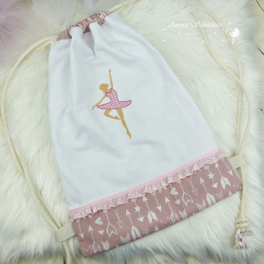 Stickdatei Ballerina Rahmen 13x18