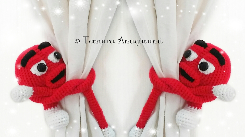 Curtain Bra Monster Crochet Pattern PDF ternura amigurumi ENGLISH - DEUTSCH - DUTCH