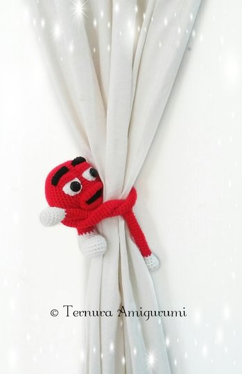 Häkelanleitung Vorhang BH Monster  PDF ternura amigurumi ENGLISH - DEUTSCH - DUTCH