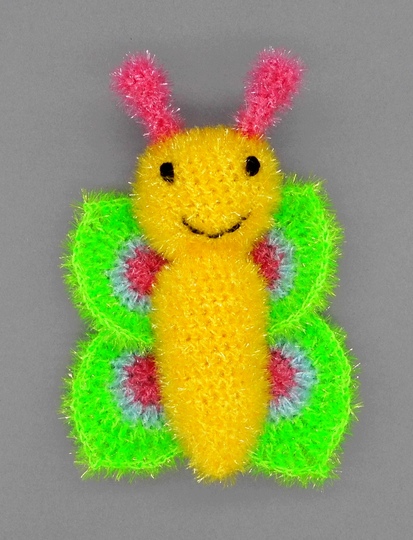 Baby und Kinder Badeschwamm Schmetterling - einfach und schnell