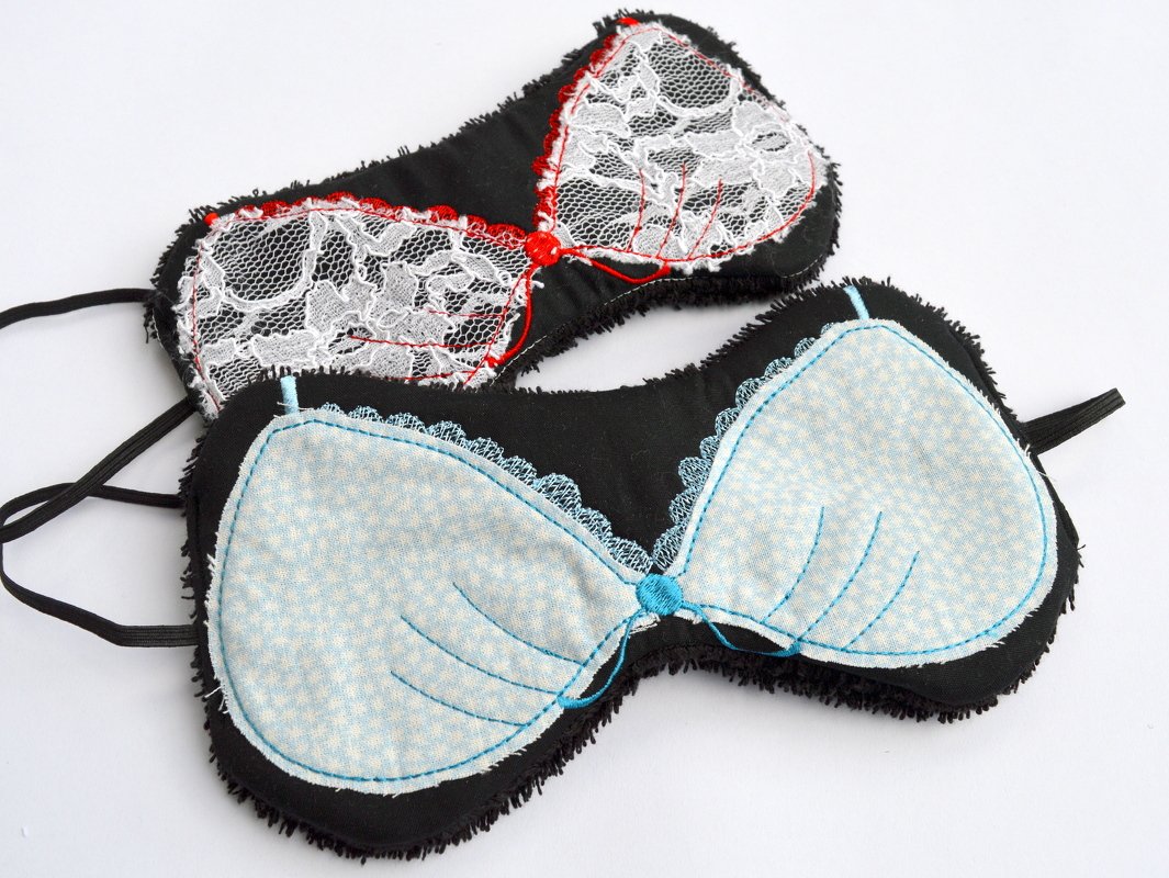 ITH Schlafmaske Bikini Stickdatei