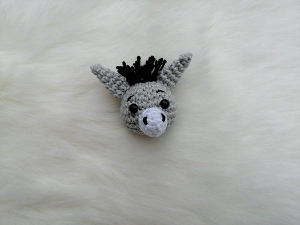 Donkey Pendant - Crochet Pattern