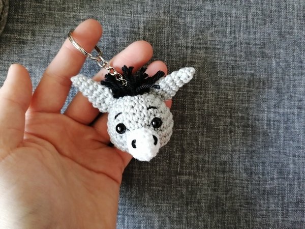 Donkey Pendant - Crochet Pattern
