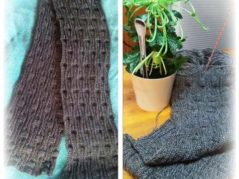 Schal "grey eminence"