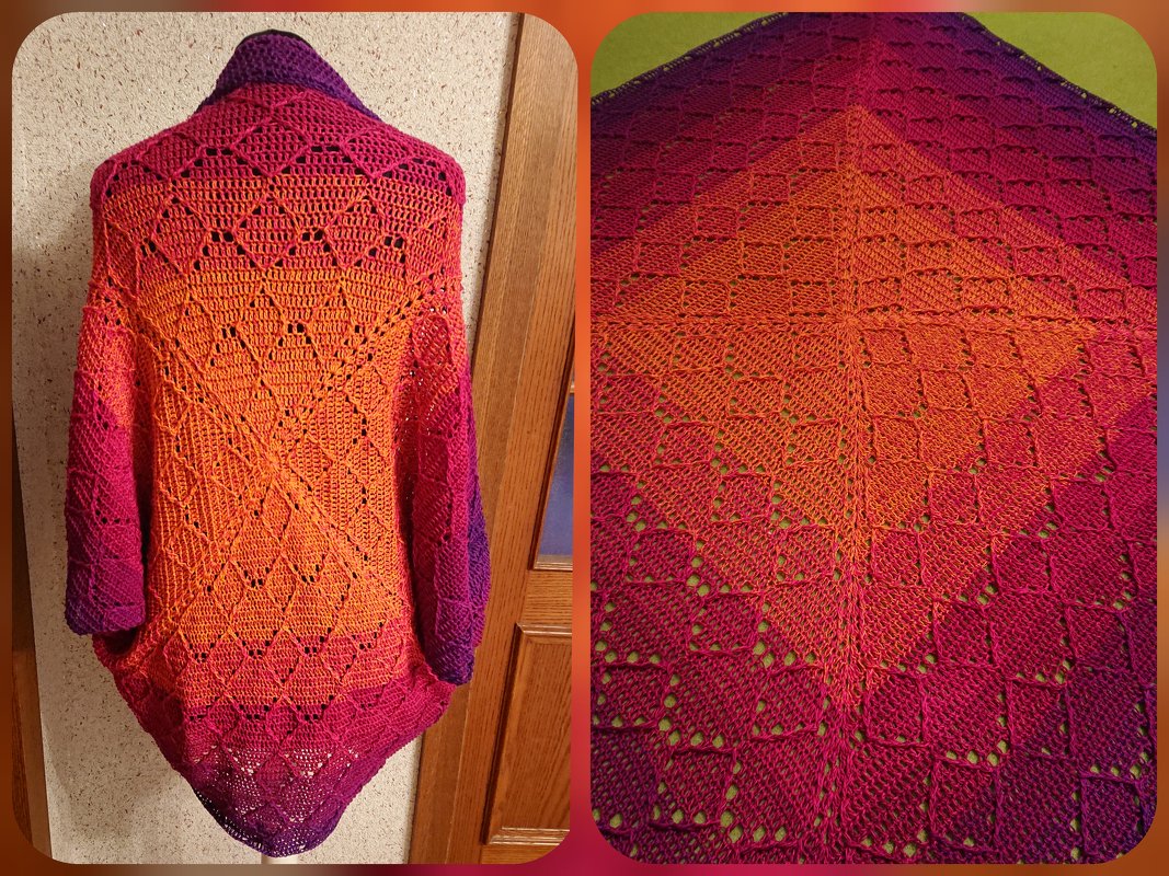 Seelenwärmer Beate häkeln Bolero Jäckchen Jacke