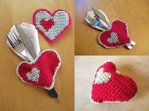 Häkelanleitung Herz im Herz