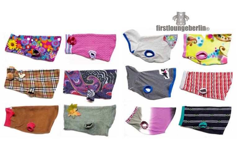 MOPS & CO. Hund Sweater Pulli mit Schnittmuster in 10 Größen - Nähanleitung Welpen bis kräftigen Hund firstloungeberlin