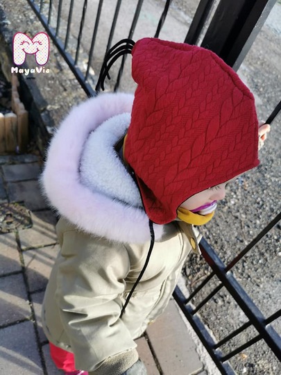 Zipfelmütze Rune für Kopfumfang 34 - 55 cm