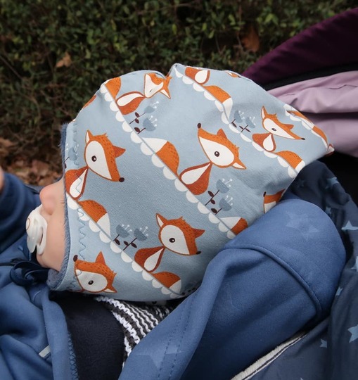 Zipfelmütze Rune für Kopfumfang 34 - 55 cm