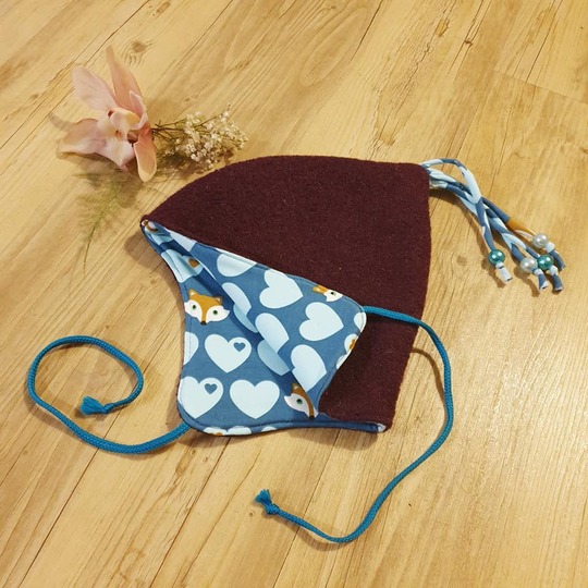 Zipfelmütze Rune für Kopfumfang 34 - 55 cm