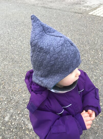 Zipfelmütze Rune für Kopfumfang 34 - 55 cm