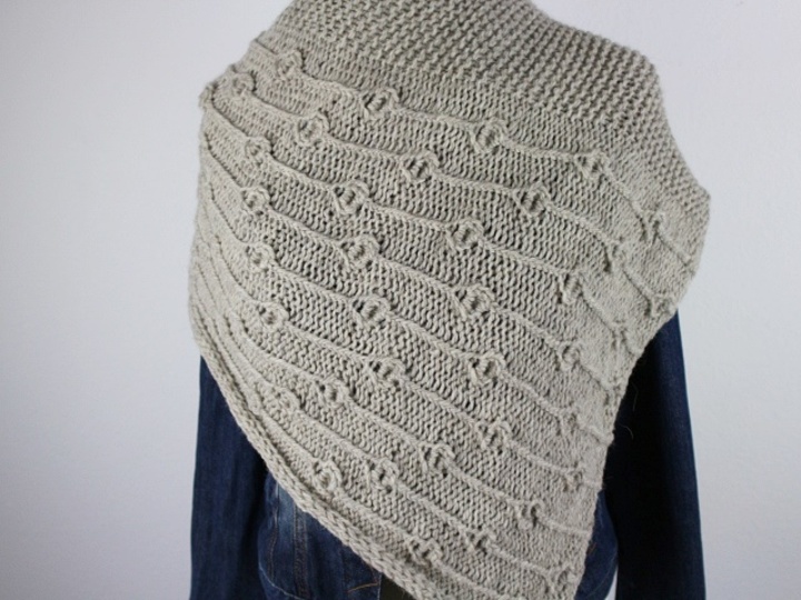 Strickanleitung Tuch "Frejas"