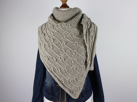 Strickanleitung Tuch "Frejas"