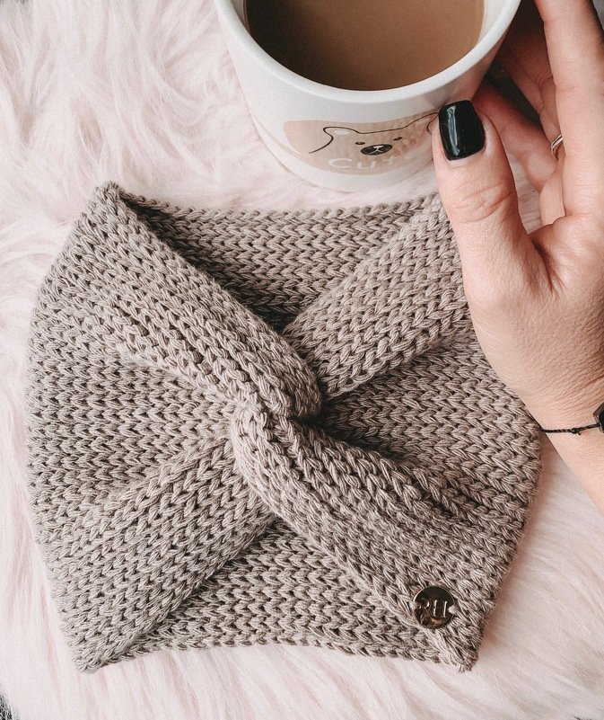 Stirnband COSMOS Gratis Häkelanleitung