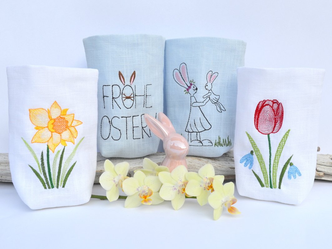 ITH Beutel Lichterbeutel Ostern 13x18cm