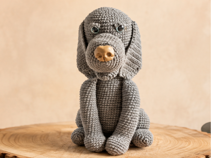 Häkelanleitung Weimaraner Lulli Amigurumi Hund
