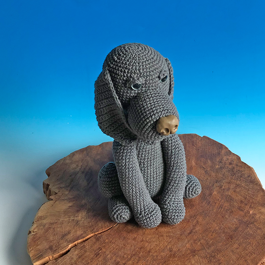 Häkelanleitung Weimaraner Lulli Amigurumi Hund