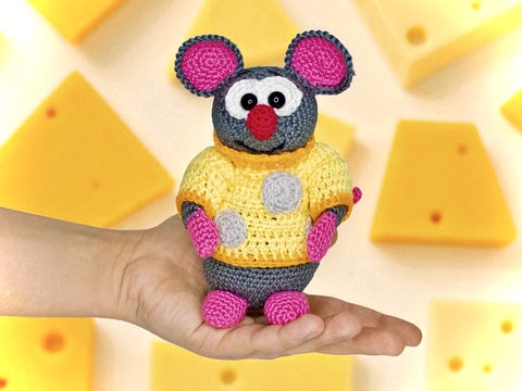 Freddy Käsemaus - Häkelanleitung