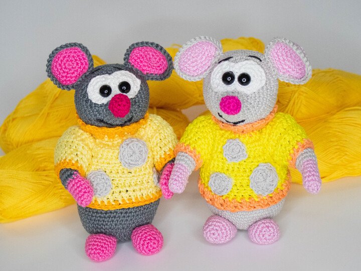 Freddy Käsemaus - Häkelanleitung