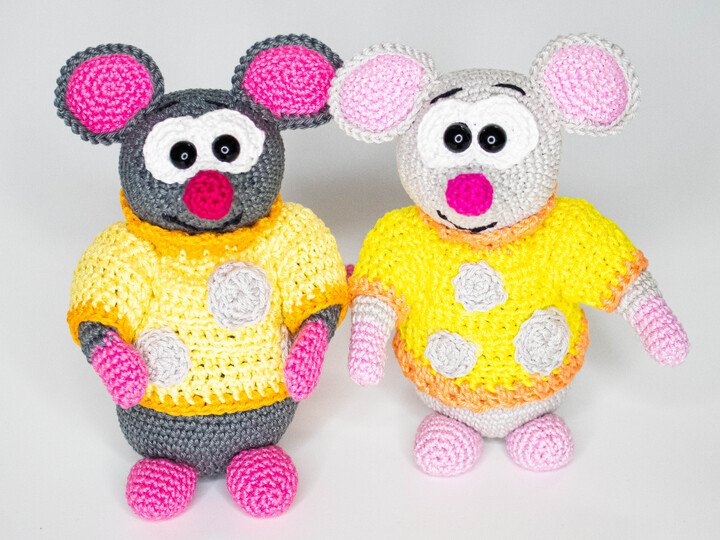 Freddy Käsemaus - Häkelanleitung