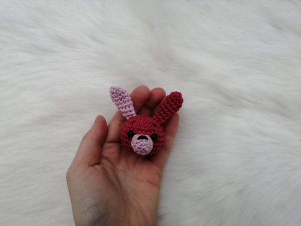 Rabbit Pendant - Crochet Pattern