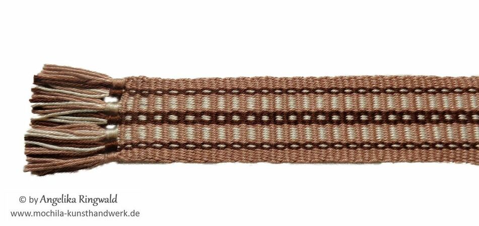 Pattern for Mini-Mochila „Ylva“/ Single-Thread-Technique of Wayuu“