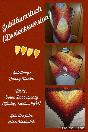 funny jubilee - Dreiecktstuch