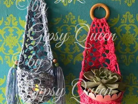 Häkelanleitung Wandampel