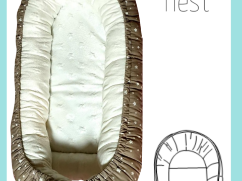 Babynest in 5 Größen Puppen/Haustier +Baby 0-12 Monate+ Beamerdatei