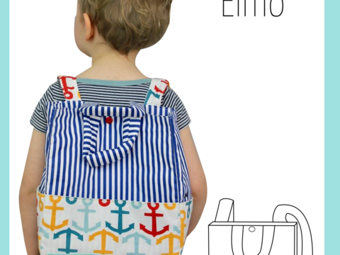 Rucksack Elmo für Kinder von 3-7 Jahren