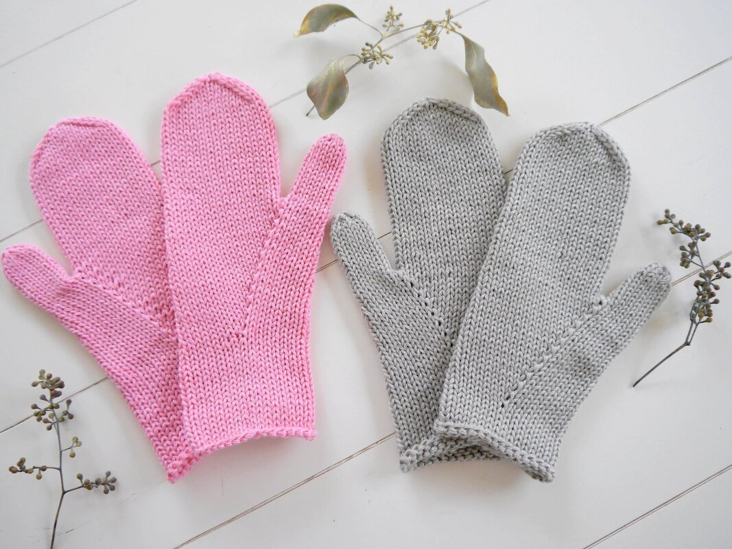 Strickanleitung - Strickhandschuhe LUISE - Fäustlinge Gr. XS - XXL - No.231