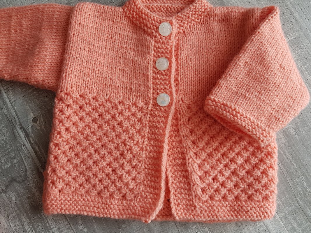 Strickanleitung Babygarnitur Jacke, Mütze, Socken Größe 62/68 - Bild 4