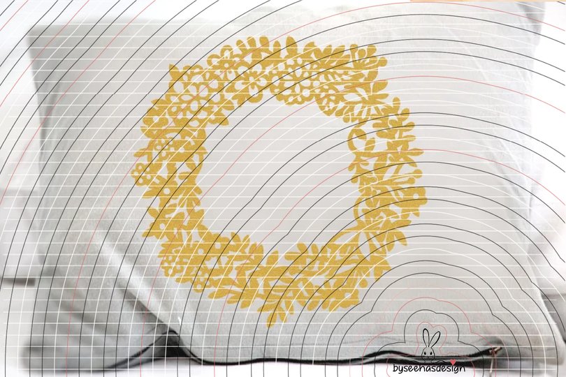 Kranz Blumen Plotterdatei SVG DXF