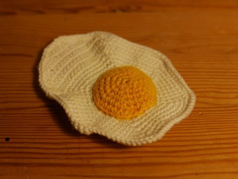 Häkelanleitung für Spiegelei