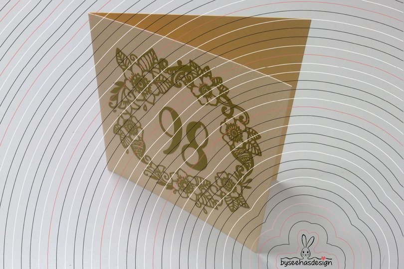 Blumenkranz Zahlen 0-9 Plotterdatei SVG DXF