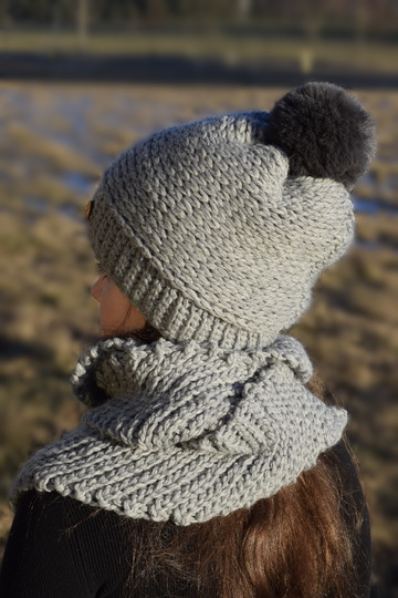 - JÖRDIS - Set aus Bommelmütze und Dreieckstuch häkeln, alle Größen unisex, von 38 cm - 65 cm Kopfumfang, Häkelanleitung 213