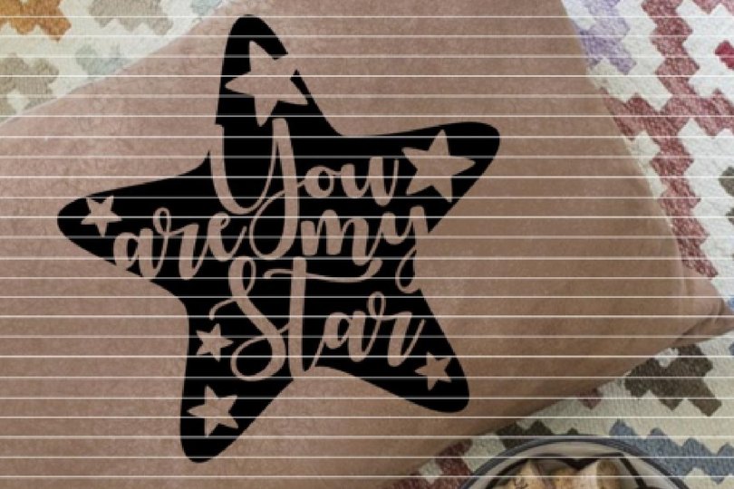 You are my Star Plotterdatei SVG DXF