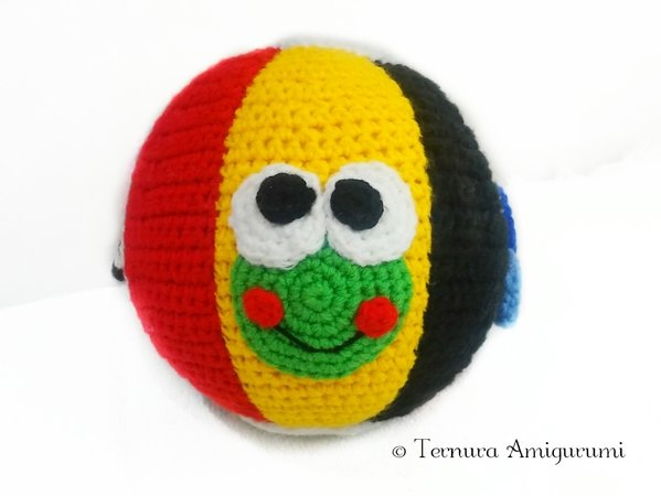 Crochet pattern didactic ball. baby toys didactic kids PDF ternura amigurumi english- deutsch- dutch