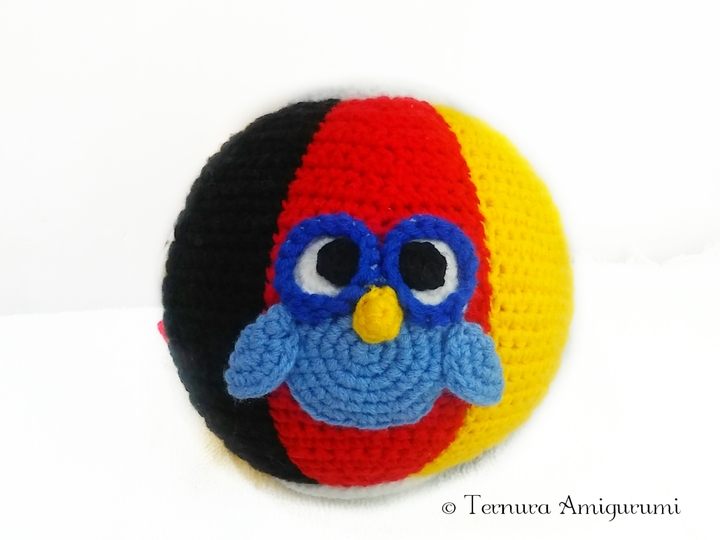 Häkelanleitung didaktischer Ball, Baby spielzeug, Stofftier PDF ternura amigurumi english- deutsch- dutch