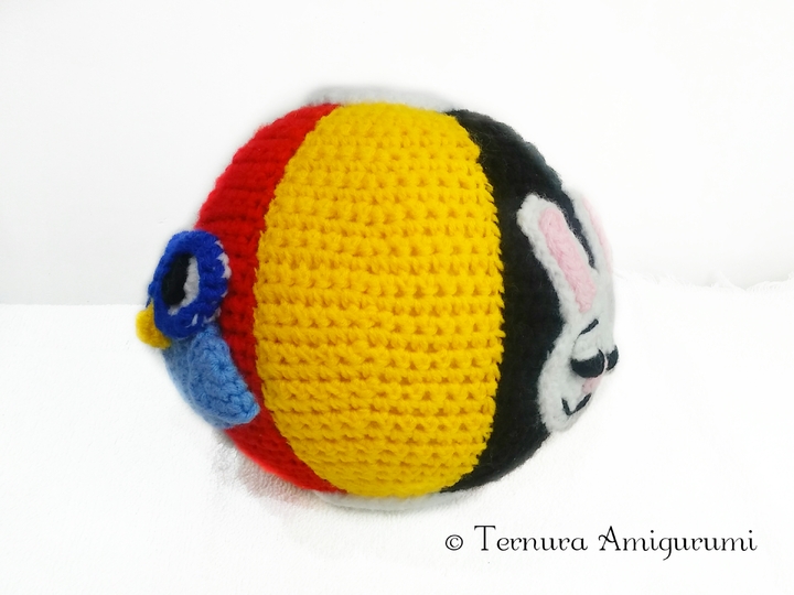 Häkelanleitung didaktischer Ball, Baby spielzeug, Stofftier PDF ternura amigurumi english- deutsch- dutch