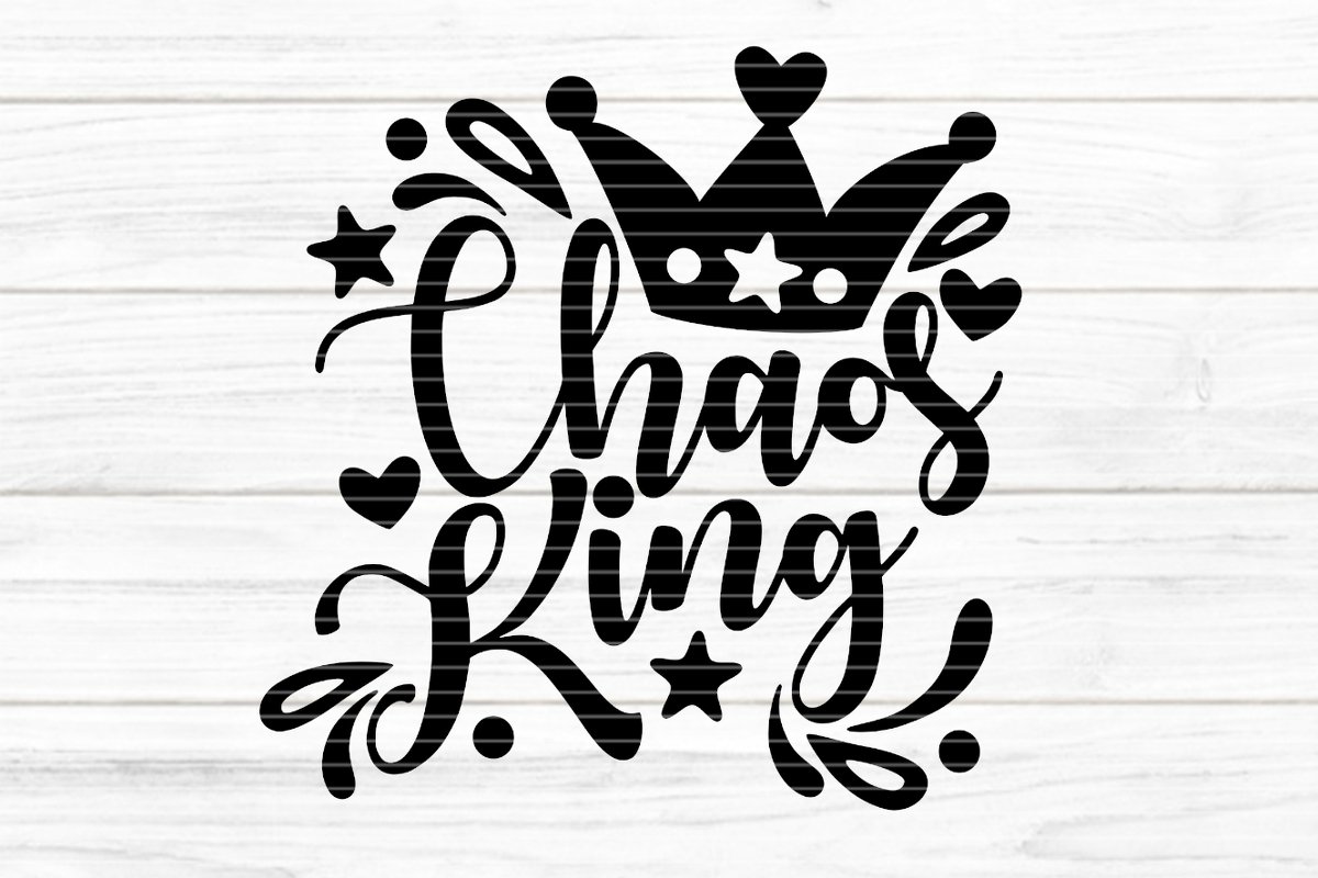 Chaos King Plotterdatei SVG DXF FCM